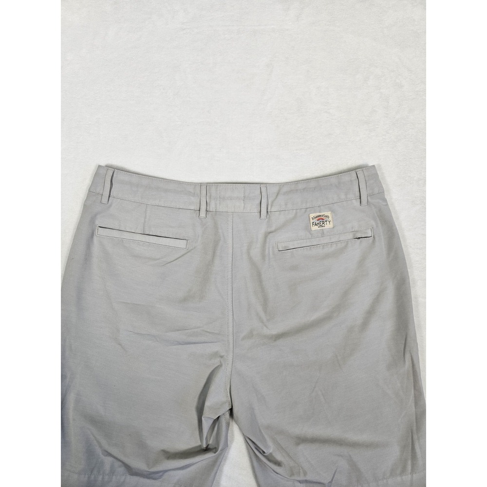 Faherty Men's All‎ Day Shorts Gray Sz 36 Pockets Dri Fit - Picture 7 of 10